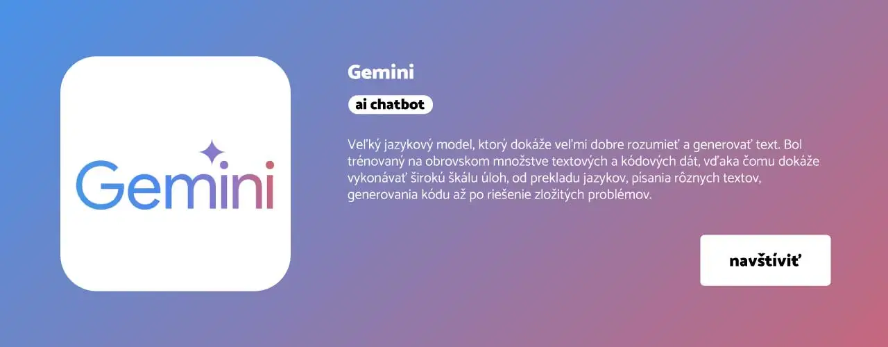 gemini - umelá inteligencia