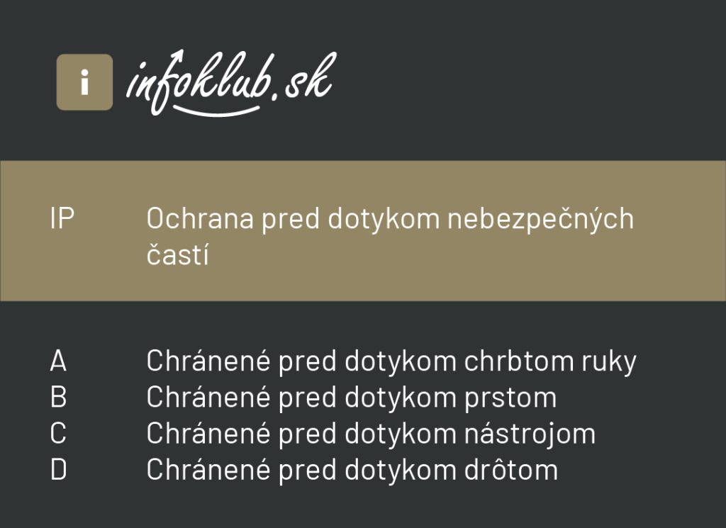 Ochrana pred dotykom nebezpečných častí. Zdroj: Infoklub.