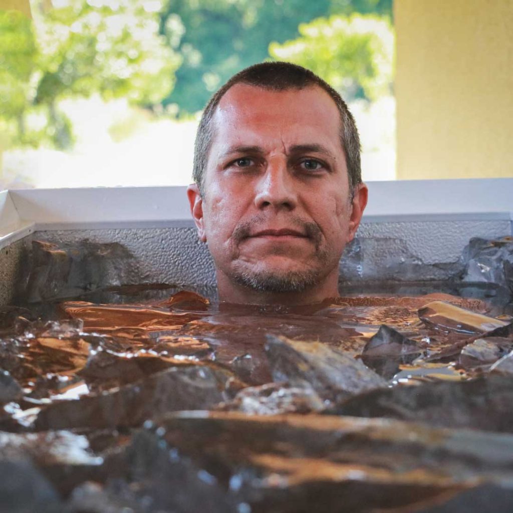 Mraziaci box – záver kurzu otužovania. Foto: Archív autora.